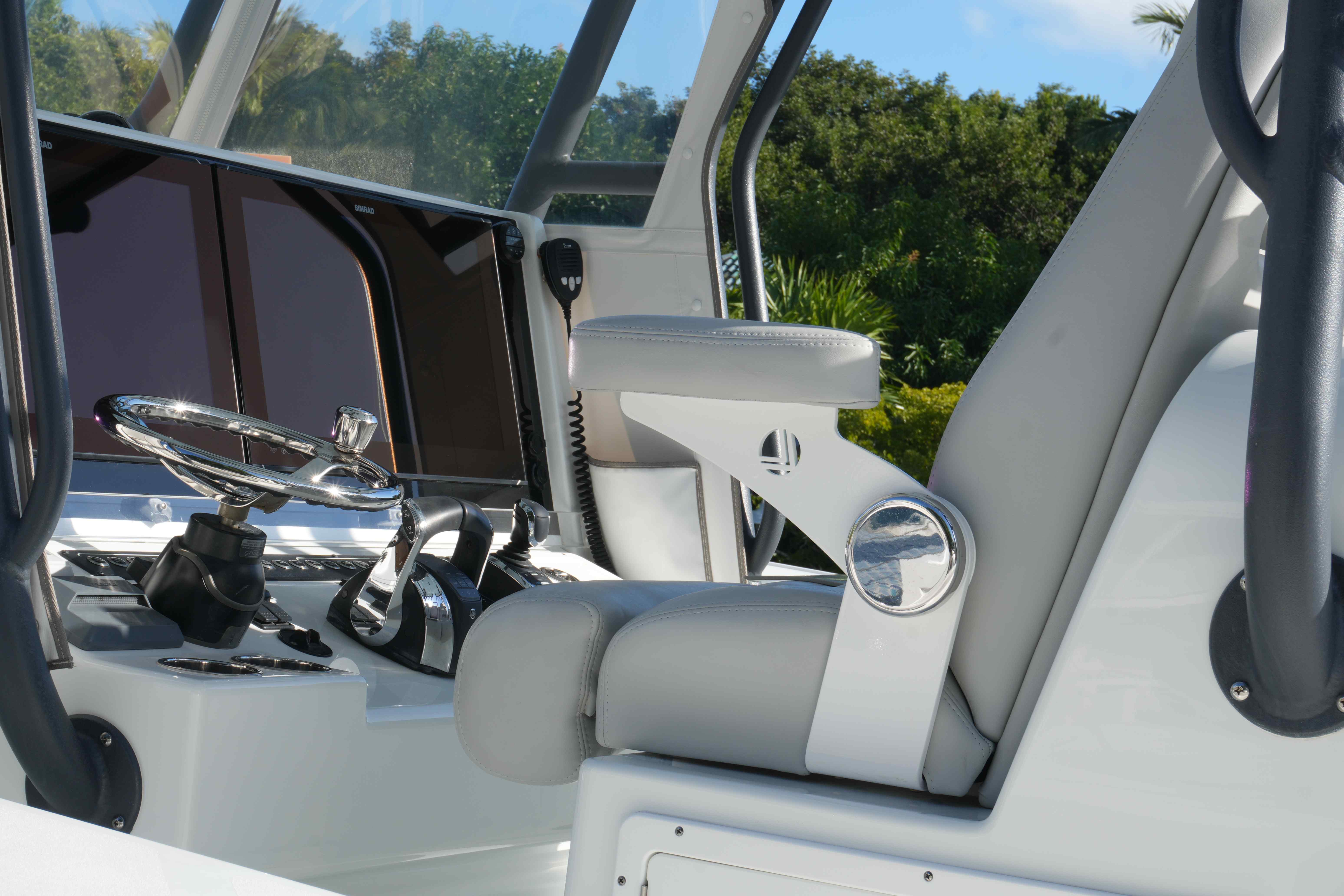 Pristine boat interior